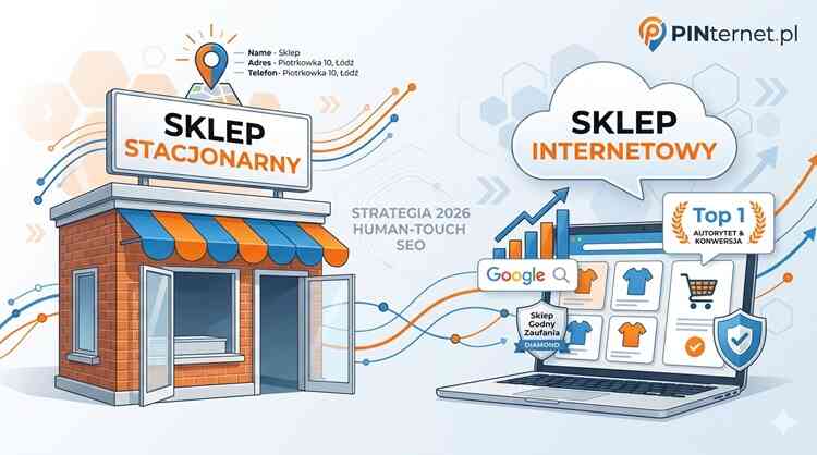 Strategia jak reklamować sklep internetowy i stacjonarny w 2026 roku – Human-Touch SEO od AutoSEO.