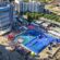 Arena lekkoatletyczna na Rynku w Katowicach - widok z lotu ptaka